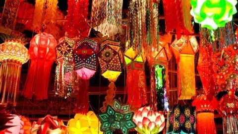 Diwali shopping in the capital city