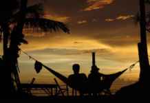 klong khong beach sunset