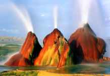 Fly Geyser nevada