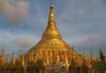 The Golden Pagoda: Shwedagon Stupa The Golden Pagoda: Shwedagon Stupa