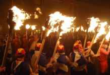 Fire Away At Up Helly Aa Fire Festival Fire Away At Up Helly Aa Fire Festival