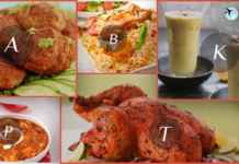 Indian food alphabet: Yummy in your tummy Indian food alphabet