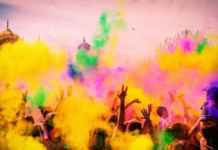 Lathmar Holi at Barsana Holi Celebration