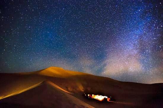 Night in Sahara Desert