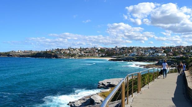 walk from Bondi to Coogee
