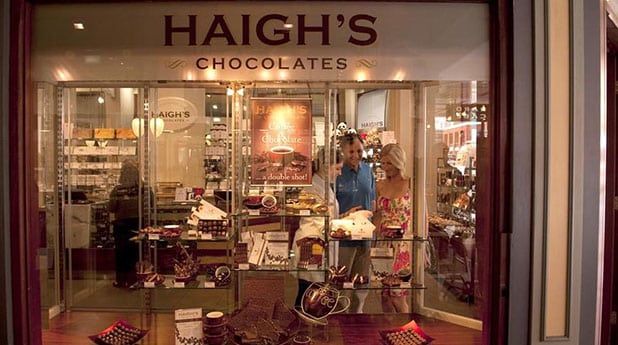 Haigh’s Chocolate Factory, Australia