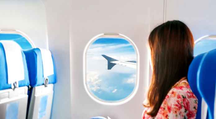 Thought you get while traveling alone in flight Source POPSUGAR Australia