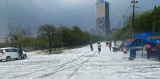 Social Media flooded with pictures of Hailstorm in Delhi-NCR