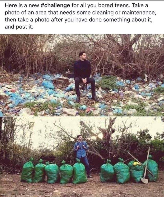 #Trash Tag challenge goes viral