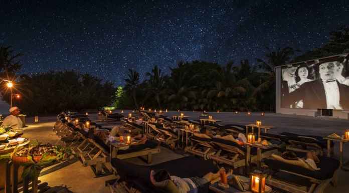 Indonesia gets a social-distancing campsite movie setting!